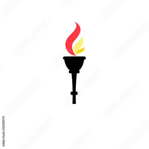Vector torch icon