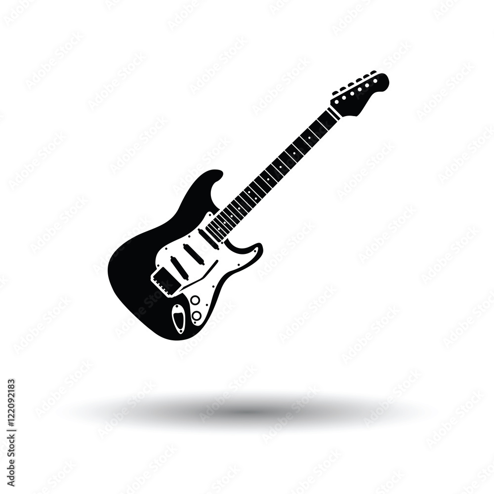 Fototapeta premium Electric guitar icon
