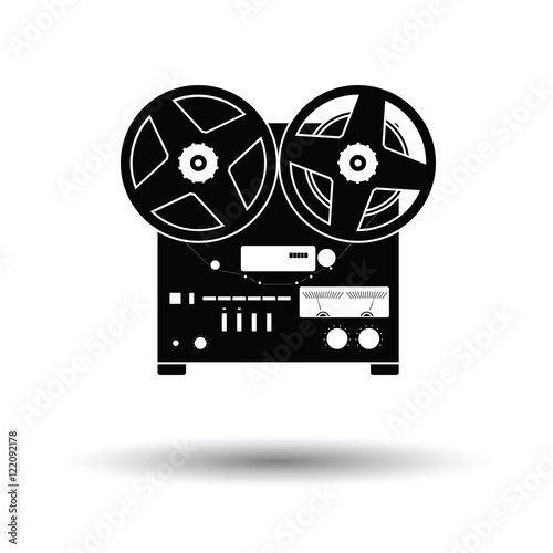 Reel tape recorder icon