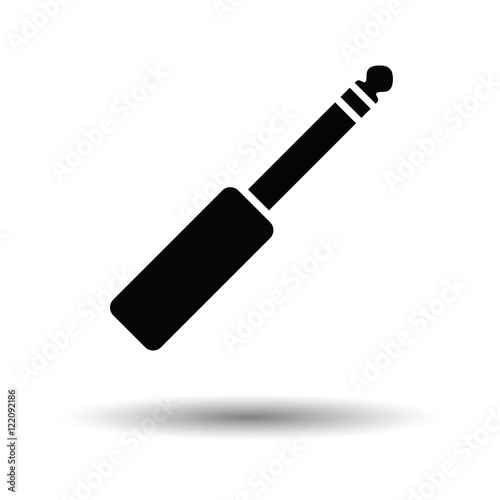 Music jack plug-in icon
