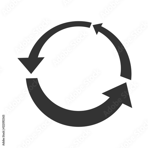 Circle arrow logo design