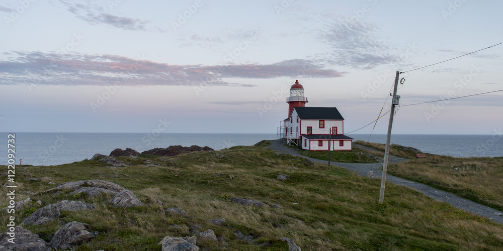 Lighthouse on Avalon Peninsula, Newfoundland, Canada