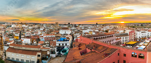 Panoramic view of Badajoz photo