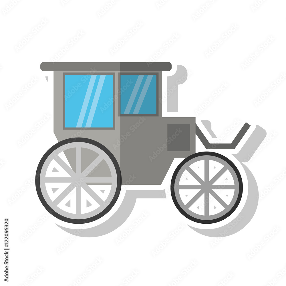 Wedding car icon. marriage love and celebration theme. Isolated design. Vector illustration Wedding car icon. marriage love and celebration theme. Isolated design. Vector illustration