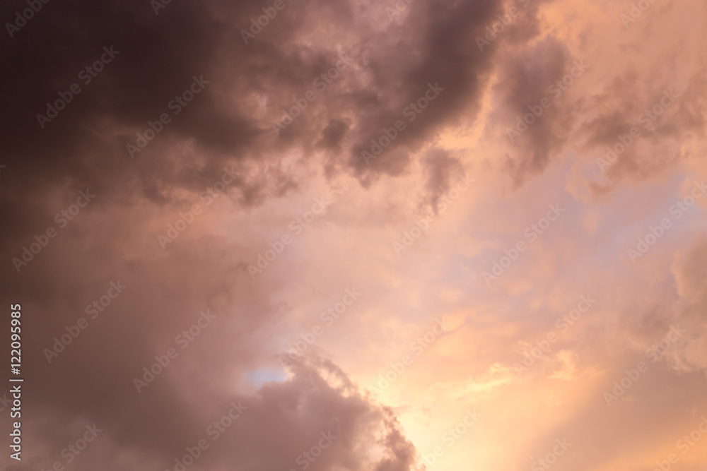beautiful sky with clouds in the evening beautiful sky with clouds in the evening