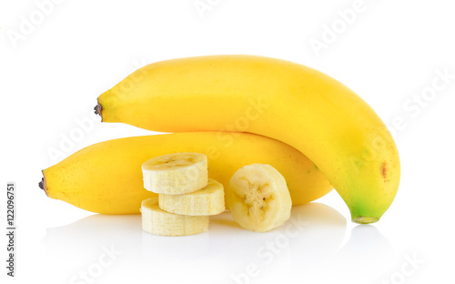 bananas isolated on the white background