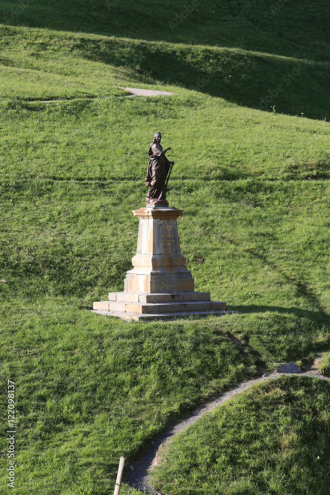 Statue de SaintePhilomène. NotreDame de la Salette. / Statue of St