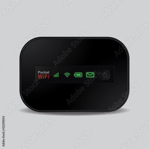 pocket wifi of portable wireless internet modem router design 