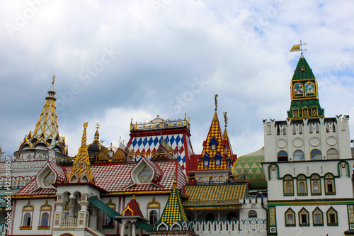 Buildings in the old Russian style in The Izmayilovsky Kremlin