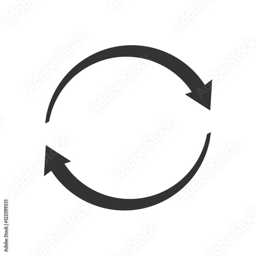 Circle arrow logo design