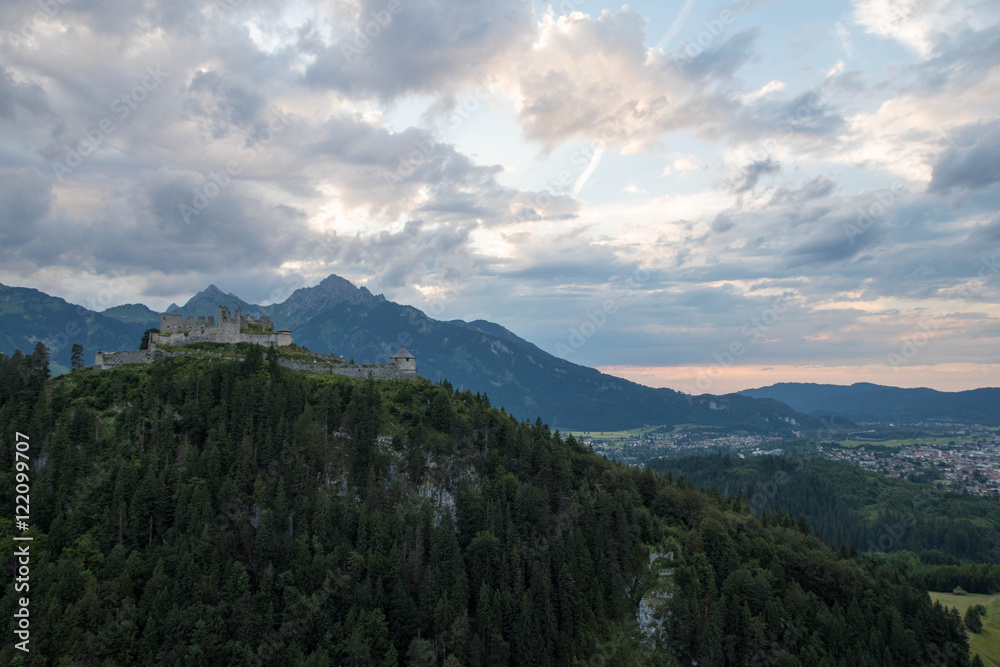 Obraz premium Erhenberg Castle - medieval castle ruins