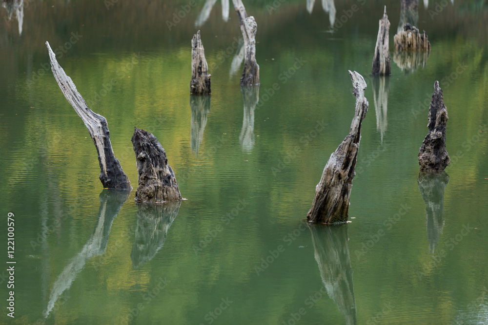 Obraz premium Churet Lake, Mazandaran, Iran