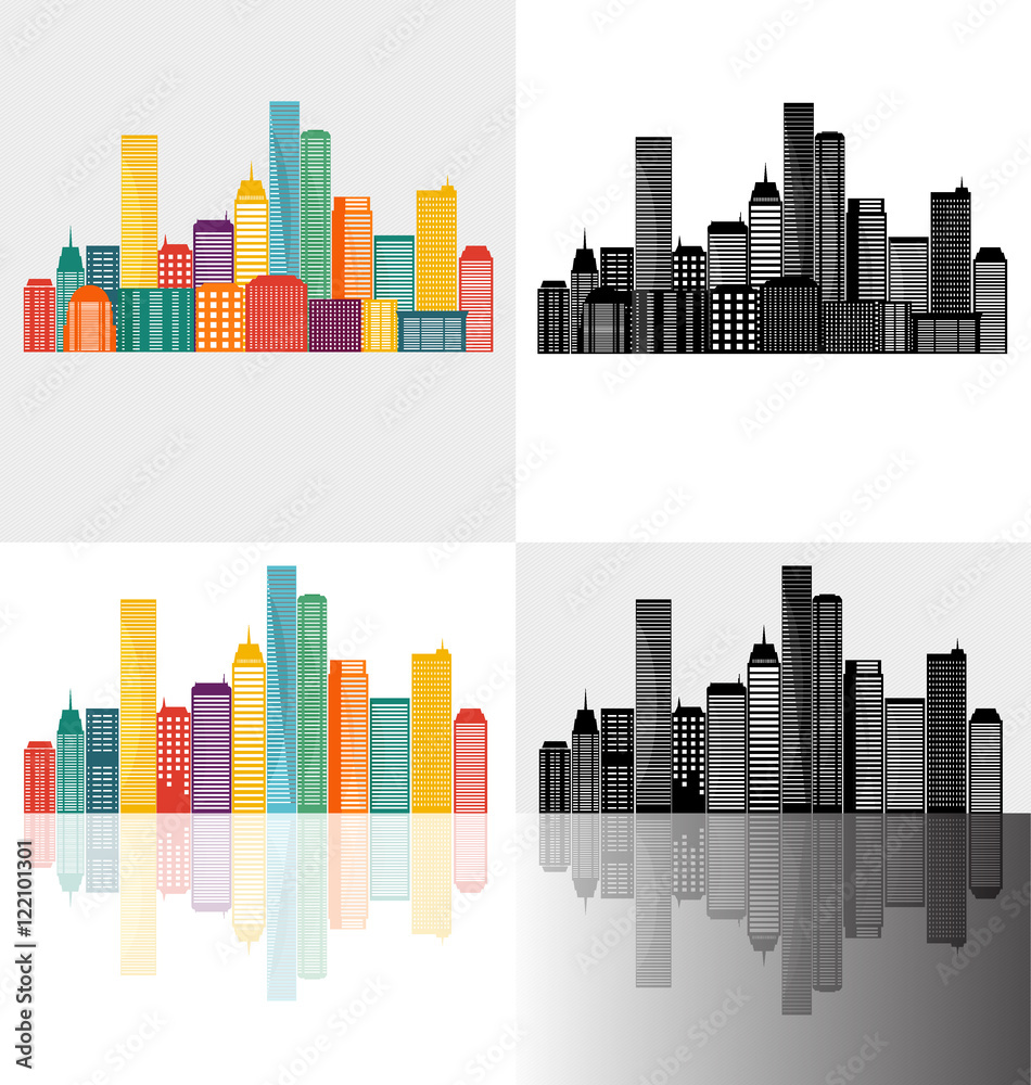 Fototapeta premium Creative building design template, for your company, vector illu