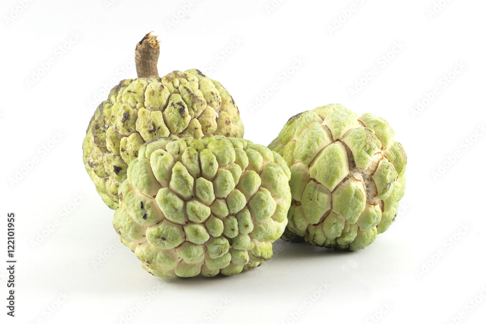 Fototapeta premium jabłko cukru na białym tle