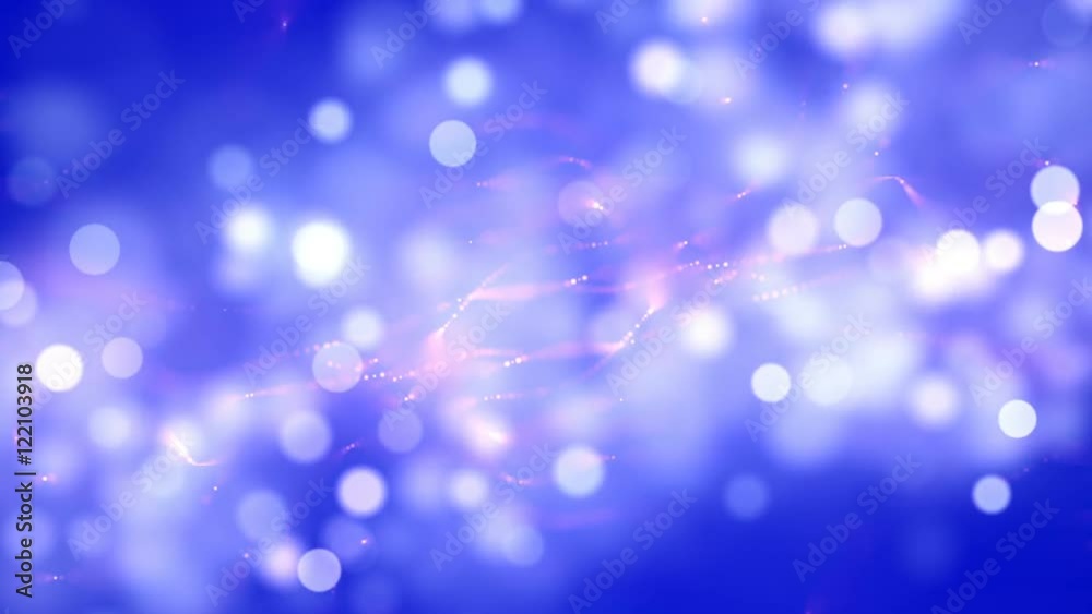 HD Loopable Background with nice blue bokeh