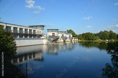 Laufwasserkraftwerk bei Petershagen