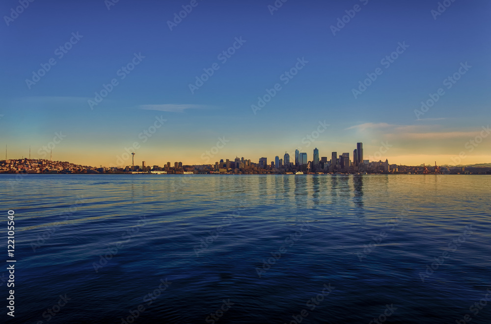 Seattle Morning Skyline