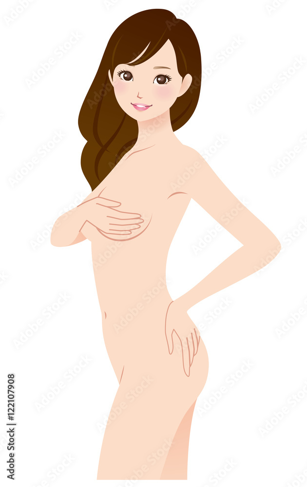 美容　女性　裸