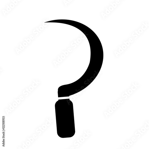 Sickle icon illustration design
