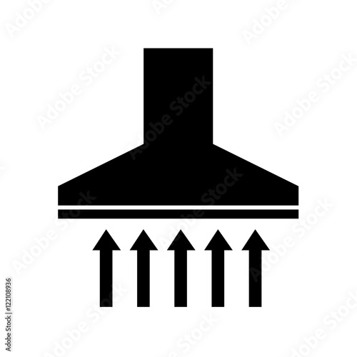 extractor hood  icon illustration design