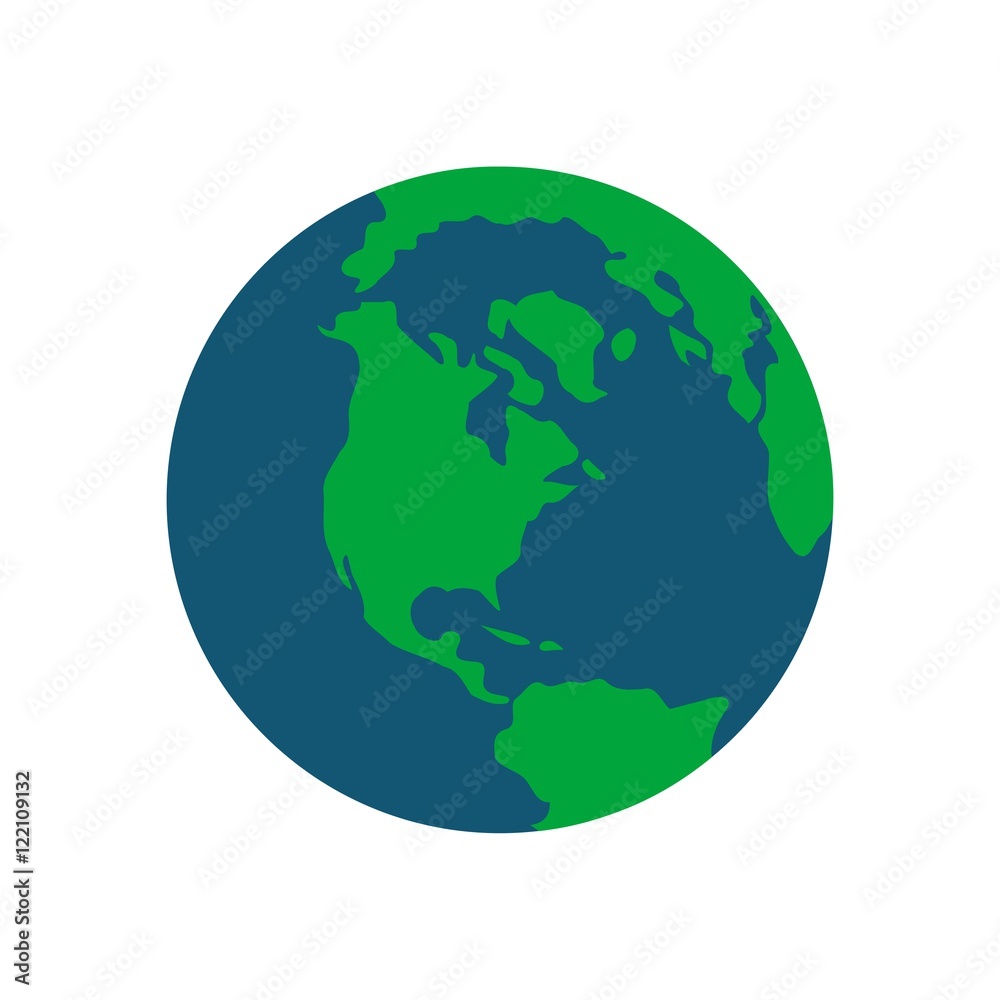 Earth vector logo design
