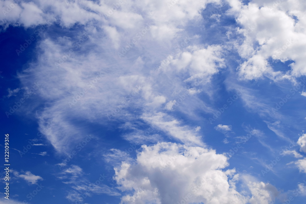 Blue Sky with Clouds