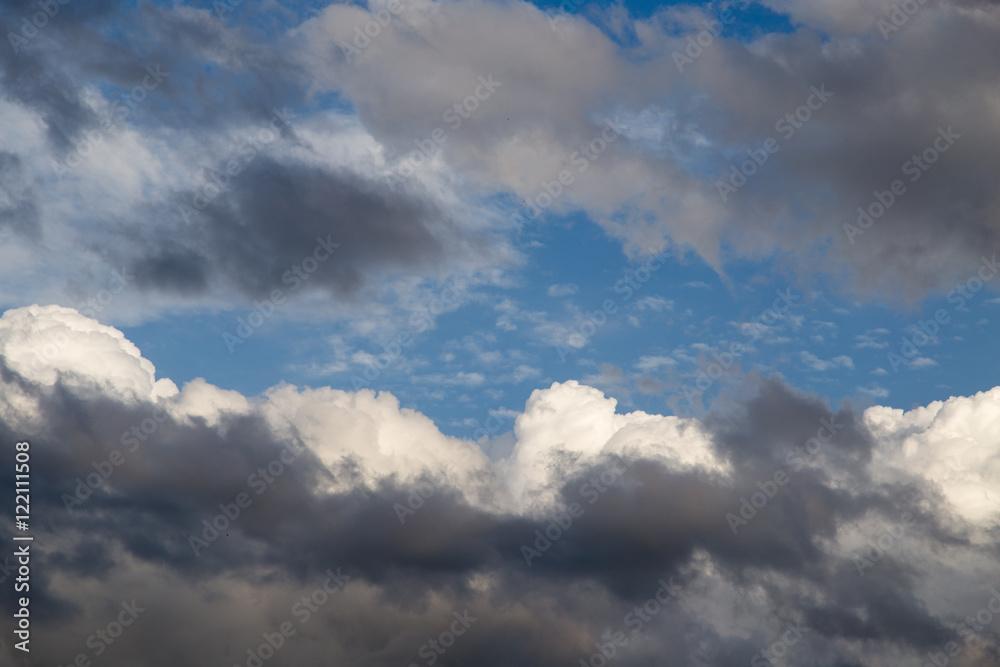 Fototapeta premium beautiful clouds against blue sky
