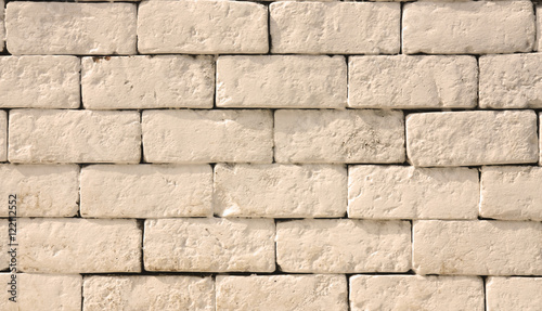 vintage white brickwall sepia tone