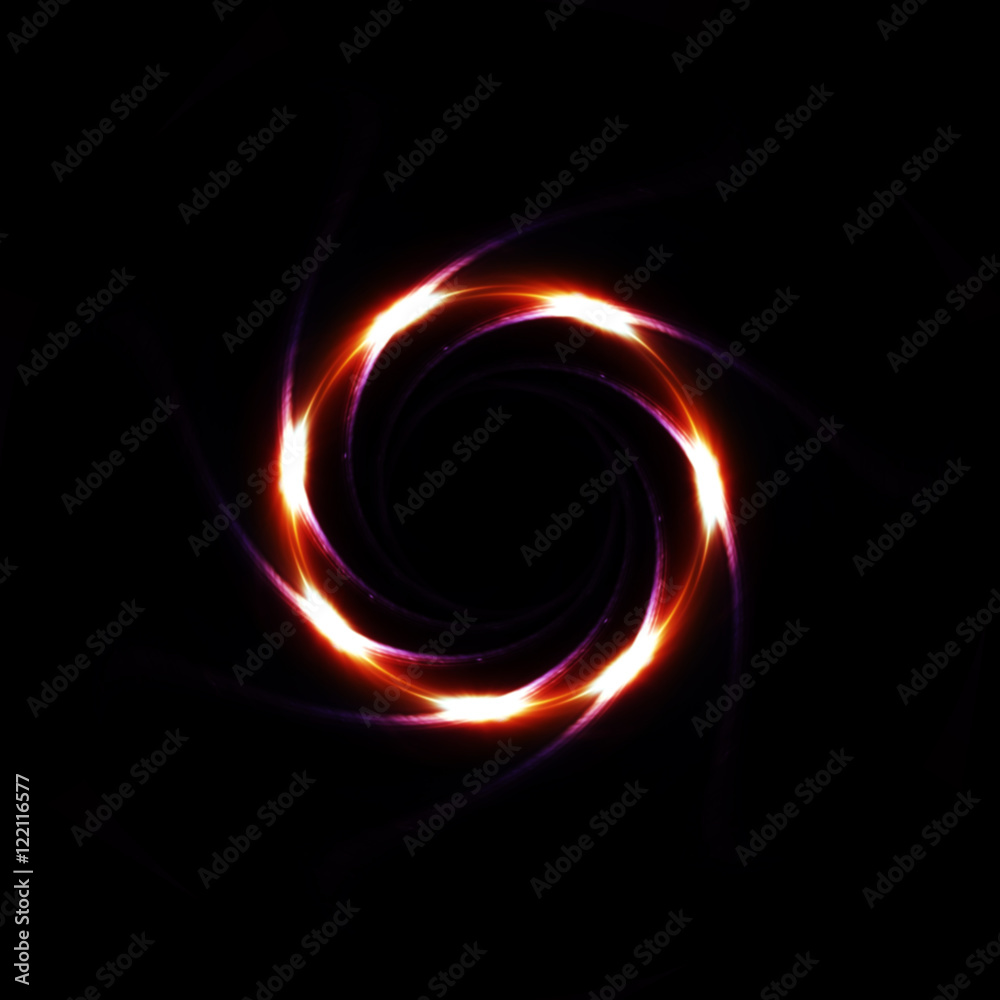 Abstract image of lighting flare Abstract image of lighting flare