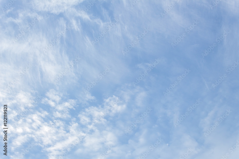 blue sky with cloud