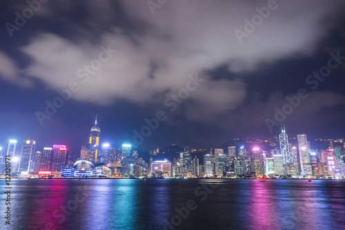 Hong Kong city, view from Victoria Harbour
