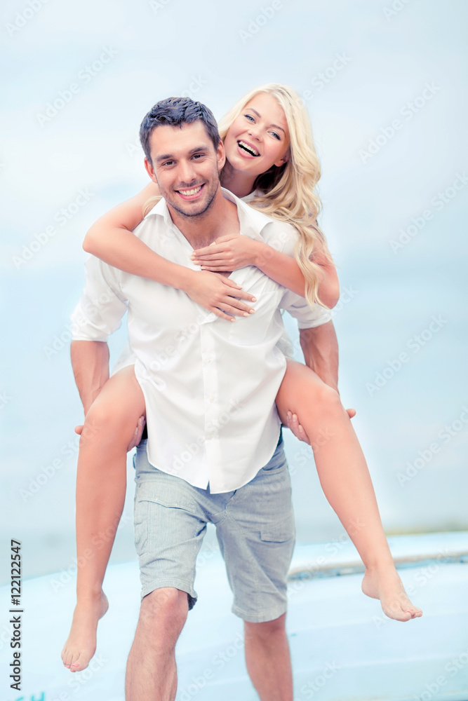 couple at seaside