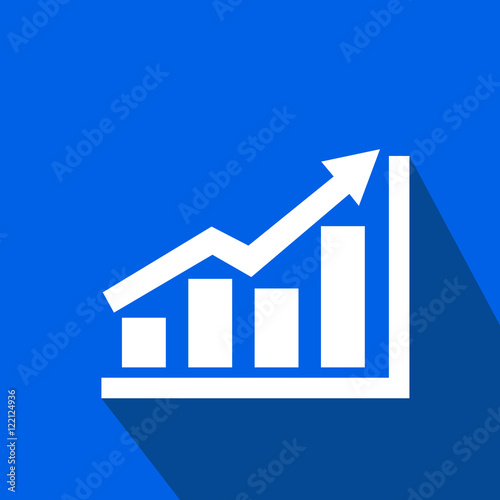Illustration of business graph and charts