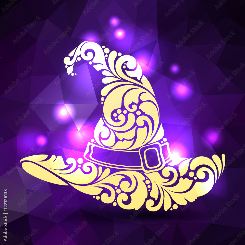 Ornate witch hat Clearance