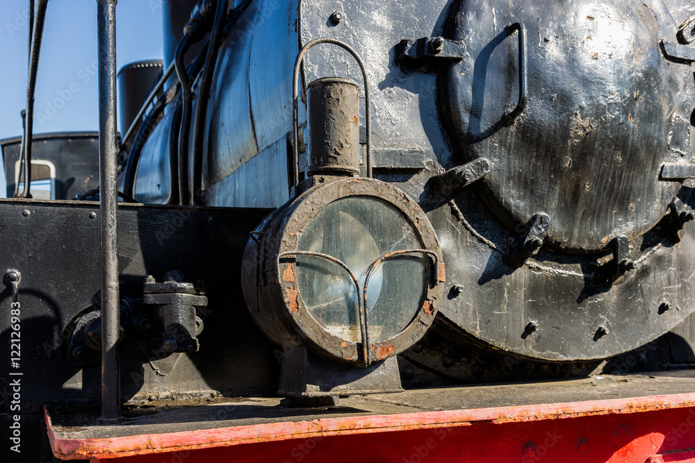 Vintage train oil headlight