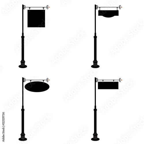 Shop sign set