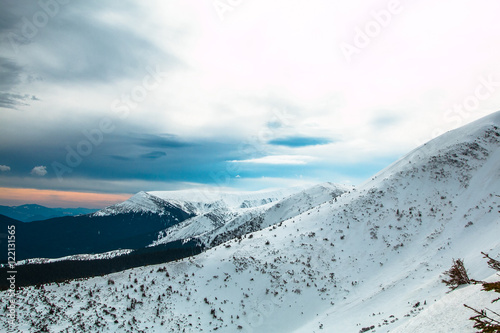 Ukrainian mountains in winter © Andrew