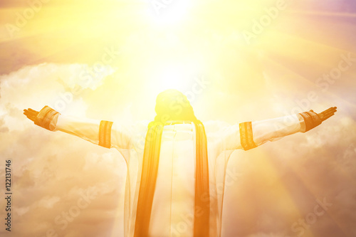 Fotografia Jesus is the sun thanks to God
