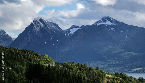 Mountains in Balsfjorden