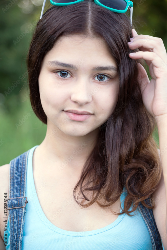 Portrait of beautiful girl 15 years Portrait of beautiful girl 15 years