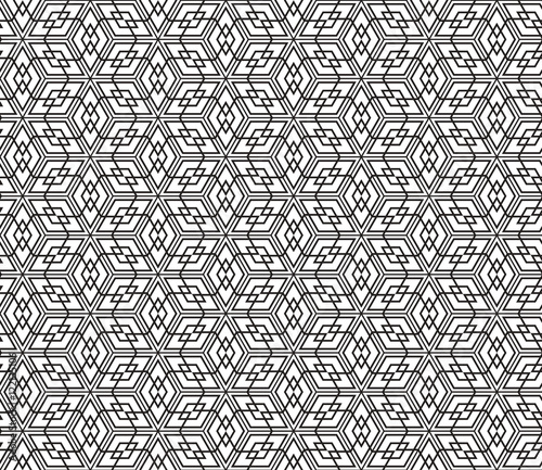 Seamless texture of cubes. Optical illusion.
