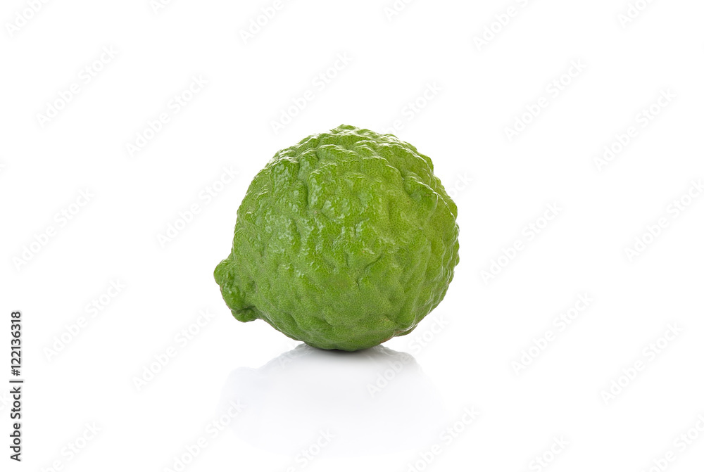 Fototapeta premium Bergamot fruit isolated on white background