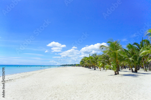 Sugar Beach, a White sand paradise on Bantayan Island, Cebu - Philippines