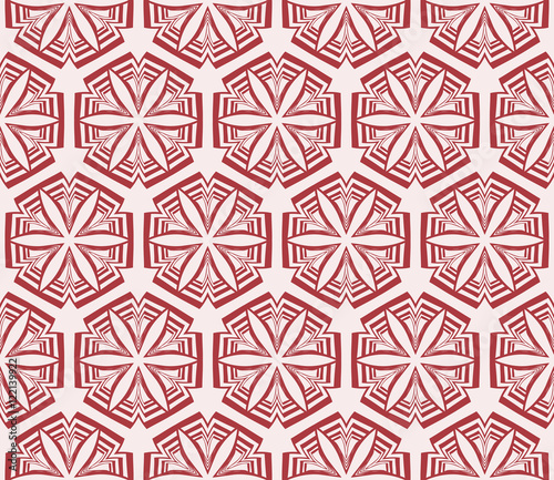 Series mirror transformation of hexagon shapes