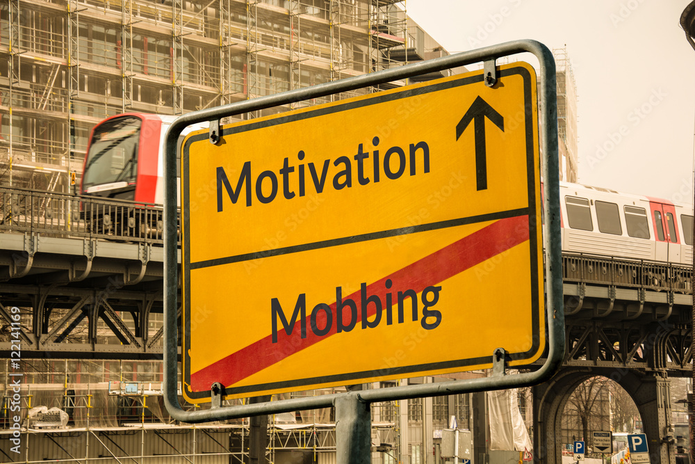 Fototapeta premium Schild 113 - Motivation