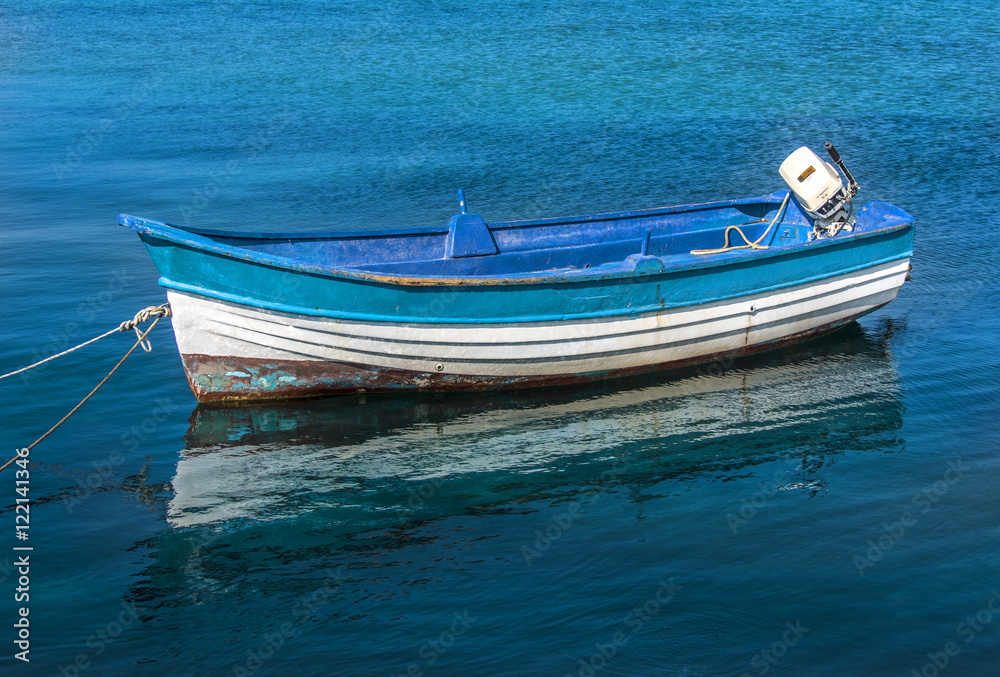 Naklejka premium fishing boats