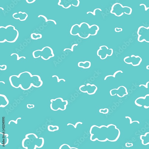 Heaven seamless pattern