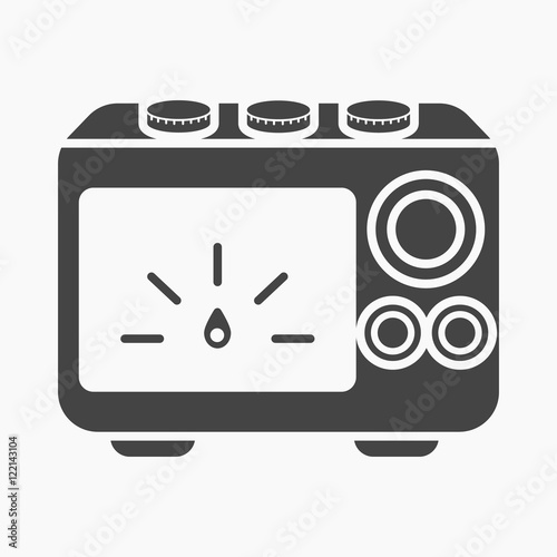 Power Supply tattoo icon cartoon. Single tattoo icon from the big studio set.