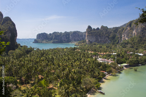 Aussichtspunkt am Railay-Beach in Krabi (Thailand)