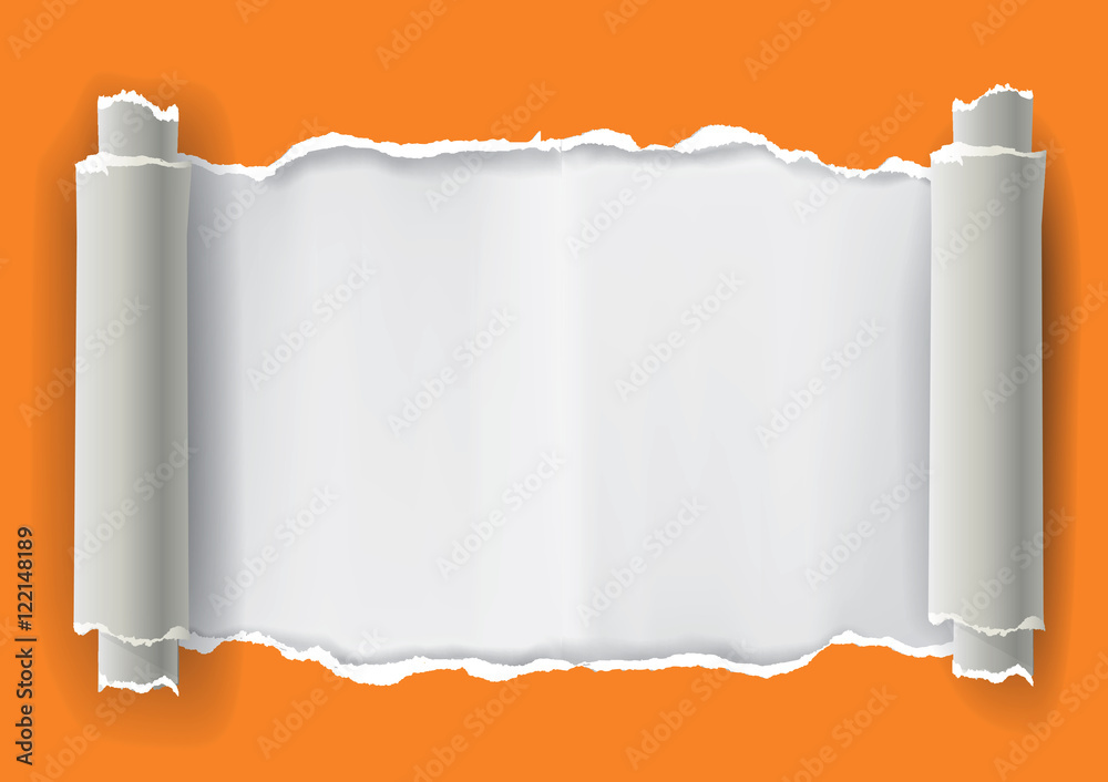 Orange Ripper Paper Orange ripped paper frame. Illustration of orange ripped paper with ...